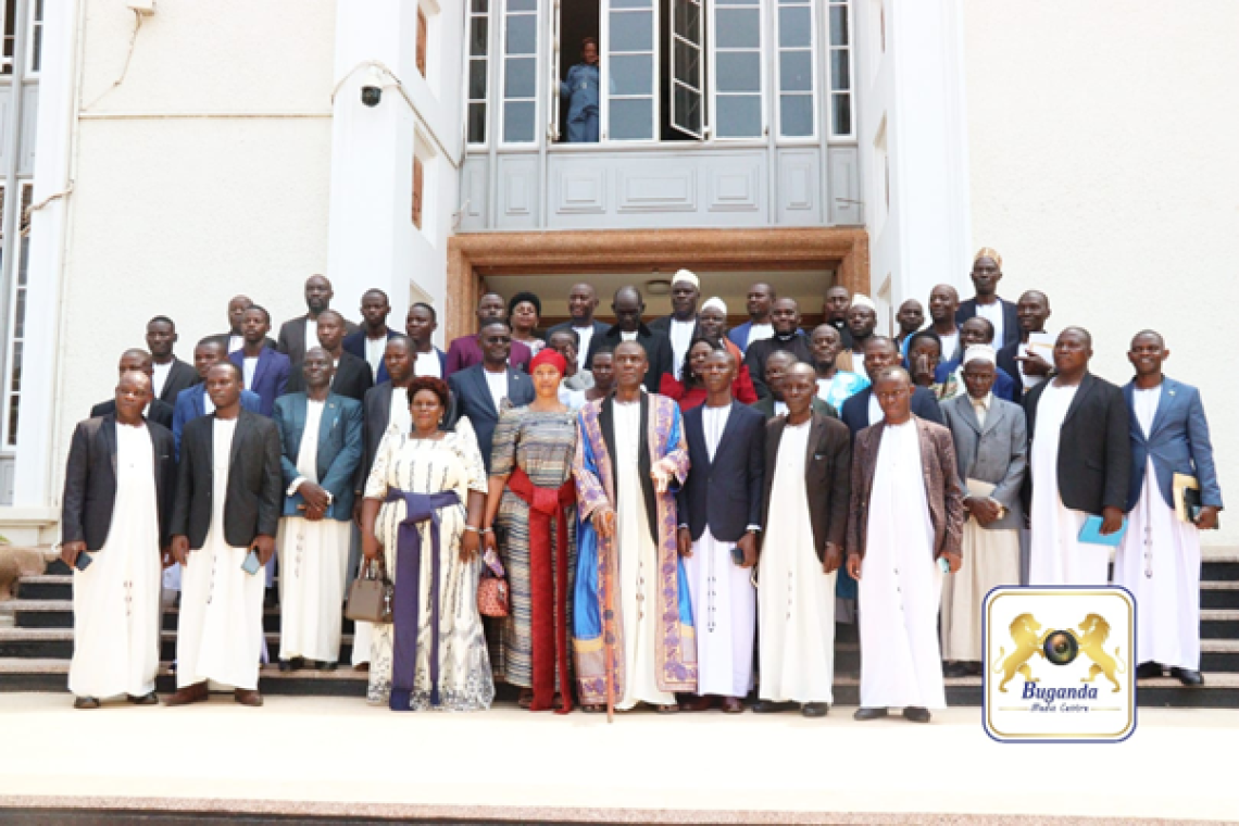 The clan heads in a group photo after their general meeting Image